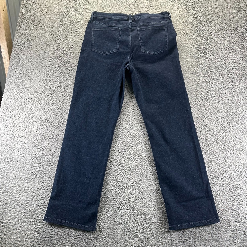 Buffalo David Bitton Alyssa Jeans Women 12 Blue Denim Straight High-Rise Stretch - Picture 6 of 11